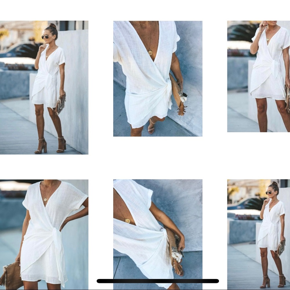 V-Neck Cross Dress *Actual photo coming